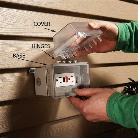 outdoor electrical outlet box cover